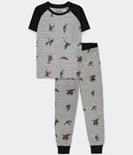 Marvel: Spider-Man - Short Sleeved Pyjama Set Long Pants Grey (Pigiama Bambino Tg. 122/128)