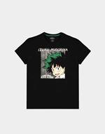 T-Shirt Unisex Tg. XL. My Hero Academia: Izuku Midoriya Face White