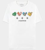 T-Shirt Unisex Tg. 2XL. Pokemon: Starters White