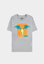 T-Shirt Unisex Tg. S. Pokemon: Charizard Grey