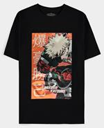 My Hero Academia: Black Bakugo Katsuki Black (T-Shirt Unisex Tg. S)