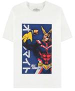 My Hero Academia: White All Might Poster White (T-Shirt Unisex Tg. S)