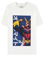 My Hero Academia: White All Might Poster White (T-Shirt Unisex Tg. XL)