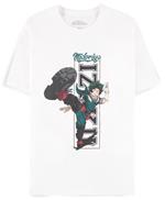 T-Shirt Unisex Tg. L My Hero Academia: Izuku Midoriya White