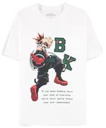 T-Shirt Unisex Tg. 2XL My Hero Academia: White Bakugo Quote