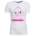 T-Shirt Bambino 122/128cm Pokemon. Kids White Jigglypuff