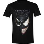 T-Shirt Unisex Tg. L Venom. Venom 2 Faced Black