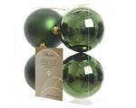 4 Palline Di Natale Verde Pino 10Cm Albero Di Natale Addobbi Decorazioni