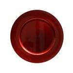 Natale Deco Plate Pp Dia33Cm Red