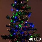 Luci Di Natale Multicolor 48 Led