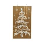 Natale Led Mdf Frame Tree Warm White 28.5X50Cm