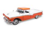 Ford Ranchero 1957 White / Orange 1:18 Model Ldc92208Or