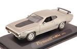 Plymouth Gtx 1971 Silver W/ Black Stripes 1:43 Model Ldc94218S