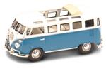 Volkswagen Vw Microbus 1962 Blue / White 1:43 Model Ldc43208Bl