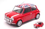 Mini Cooper Sport 1997 Red + Flag 1:18 Model SL1800604