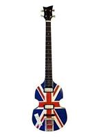 Chitarra in miniatura Beatles. Hofner Bass Union Jack London 2012