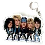 Portachiavi in acrilico caricature Music Legends. Guns and Roses