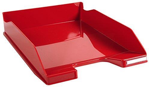 Exacompta 113218D Vaschetta Corrispondenza, Rosso Scuro Glossy, 34.7 x 25.5 x 6.5