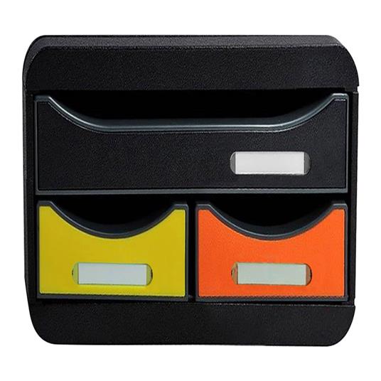 Exacompta Set Cassetti da Scrivania Small-Box Harlequin con 3 Cassetti - 2