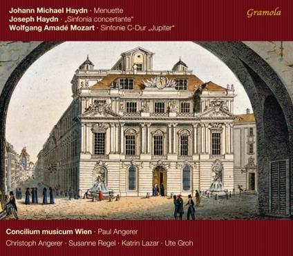 Sinfonia n.41 / Sinfonia concertante / Minuetto - CD Audio di Franz Joseph Haydn,Wolfgang Amadeus Mozart,Johann Michael Haydn