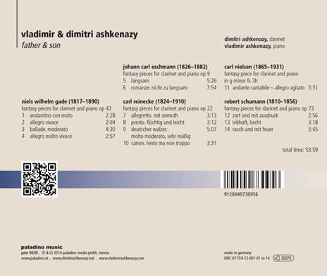 Father and Son - CD Audio di Vladimir Ashkenazy,Dmitri Ashkenazy - 2