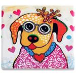 Sottobicchiere Smile Style Posey Cane 9X9 Cm Ceramica Maxwell And Williams