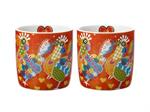 Set 2 Tazzine Caffè Espressini 100ml Love Hearts Chicken Dance Maxwell & Williams