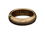 Il Signore Degli Anelli Tungsten Ring The One Ring (gold Plated) Size 9 Weta Workshop