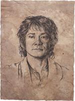 Hobbit Portrait Of Bilbo Baggins Stampa