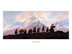 Il Signore Degli Anelli Art Print The Fellowship Of The Ring: 20th Anniversary 59 X 30 Cm Weta Workshop