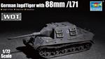 German Jagdtiger With 88Mm Pak /L71 Tank 1:72 Plastic Model Kit Riptr 07166