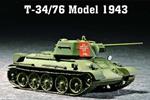 Soviet T-34/76 Mod. 1943 Tank 1:72 Plastic Model Kit RIPTR 07208