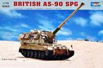 British As-90 Spg Self-Propelled Howitzer Tank 1:72 Plastic Model Kit Riptr 07221