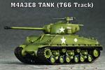 M4A3E8 Tank T66 Track Tank 1:72 Plastic Model Kit Riptr 07225