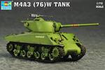 M4A3 76(W) Tank 1:72 Plastic Model Kit Riptr 07226