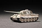 King Tiger Porsche Turret With Zimmerit Tank 1:72 Plastic Model Kit Riptr 07292