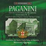 Niccolo' Paganini - Concertos For Violin And Orchestra 3 &5