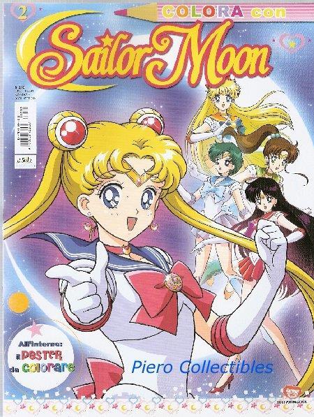 Colora con Sailor Moon n. 2 Poster da Colorare - 2