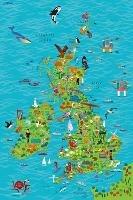 Children’s Wall Map of the United Kingdom and Ireland: Ideal Way for Kids to Improve Their Uk Knowledge