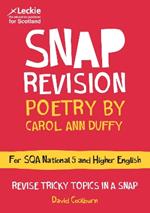 National 5/Higher English Revision: Poetry by Carol Ann Duffy: Revision Guide for the Sqa English Exams