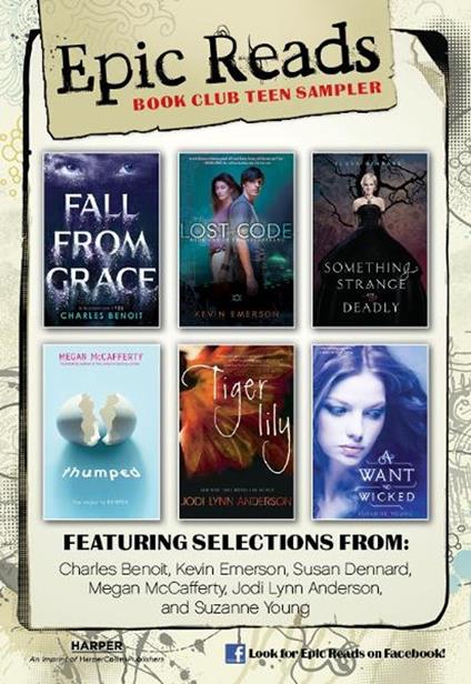 Epic Reads Book Club Sampler - Charles Benoit,Susan Dennard,Kevin Emerson,Jodi Lynn Anderson - ebook