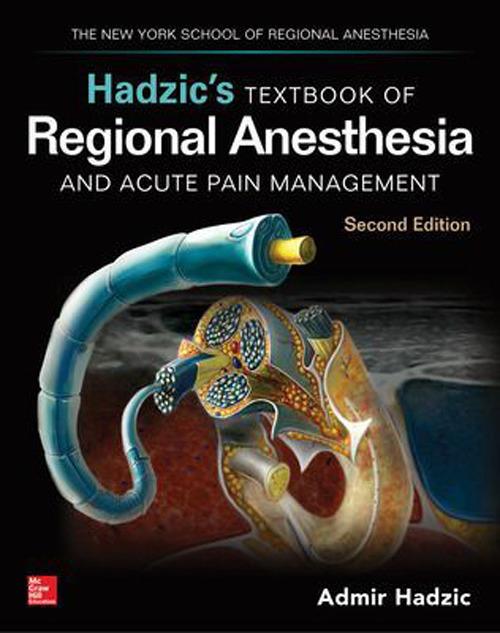 Textbook of regional anesthesia & acute pain management - Admir Hadzic - copertina