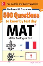 McGraw-Hill Education 500 MAT Questions to Know by Test Day