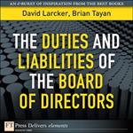 Duties and Liabilities of the Board of Directors, The