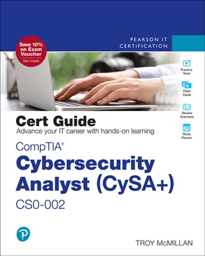 CompTIA Cybersecurity Analyst (CySA+) CS0-002 Cert Guide Pearson uCertify Course and Labs Access Code Card