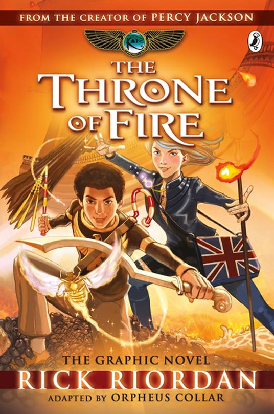 The Throne of Fire: The Graphic Novel (The Kane Chronicles Book 2) - Rick Riordan - ebook