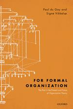 For Formal Organization