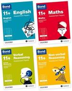 Bond 11+: English, Maths, Non-verbal Reasoning, Verbal Reasoning: Assessment Papers: 7-8 years Bundle