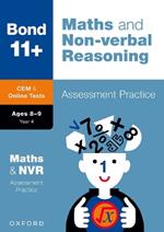 Bond 11+: Bond 11+ CEM Maths & Non-verbal Reasoning Assessment Papers 8-9 Years