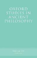 Oxford Studies in Ancient Philosophy, Volume 61